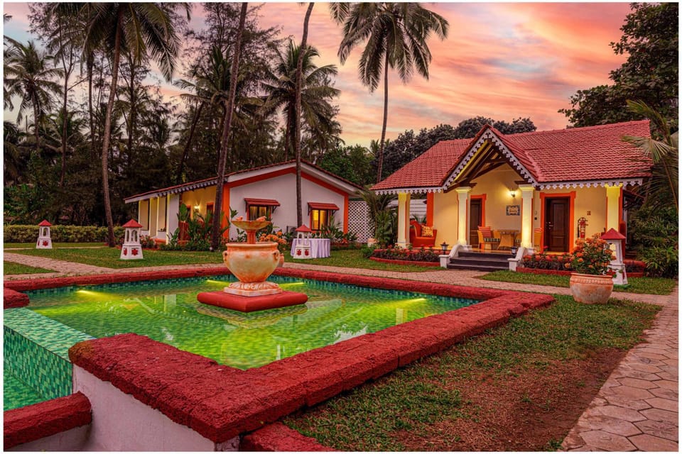 Property building, Garden view