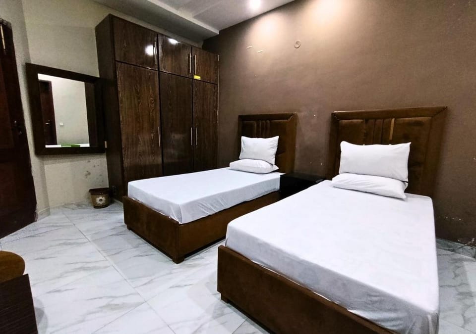 Bed, Bedroom, hair dresser, wardrobe