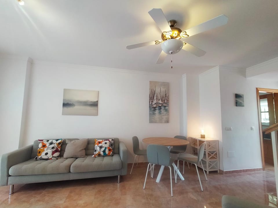 Living room, Dining area, air conditioner