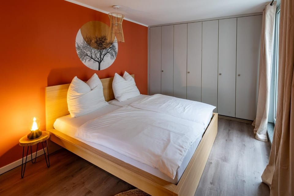 Bed, Photo of the whole room, Bedroom, wardrobe