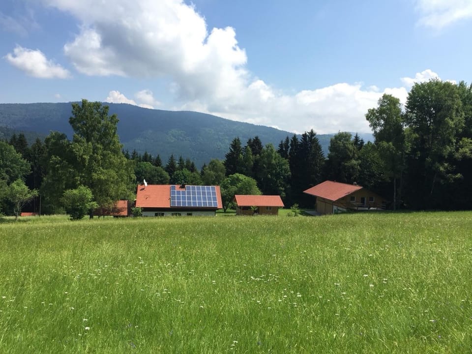 Property building, Natural landscape, Mountain view