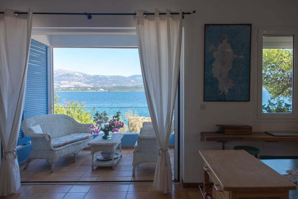 Natural landscape, Seating area, Sea view