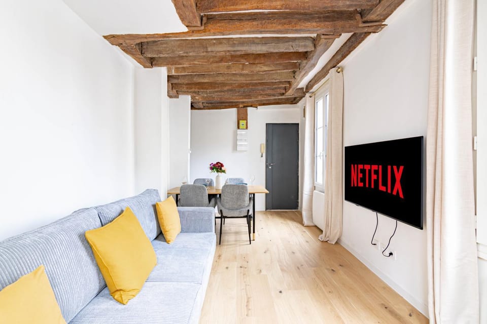 Appartement Quartier Fontaine Chatelet Les Halles Free Netflix Apartment in Paris