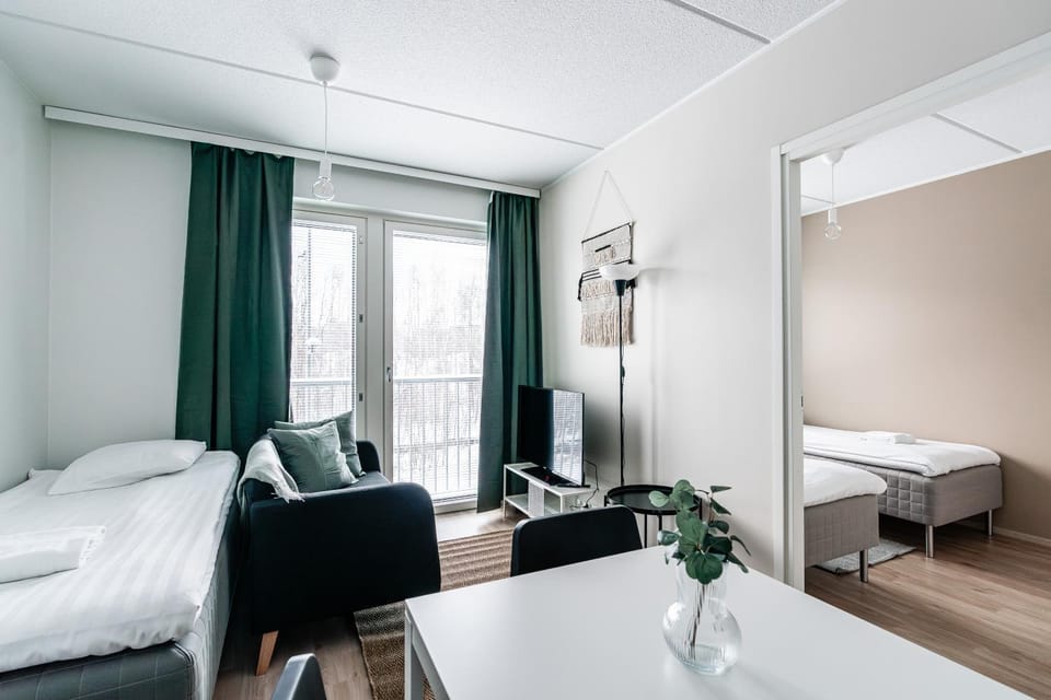 Bed, Living room, Photo of the whole room