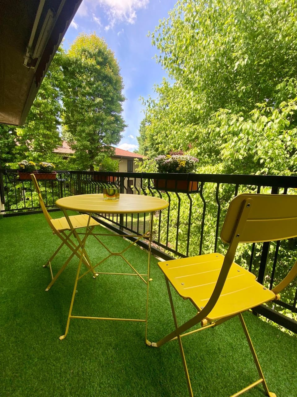 Patio, Spring, Garden, Garden view