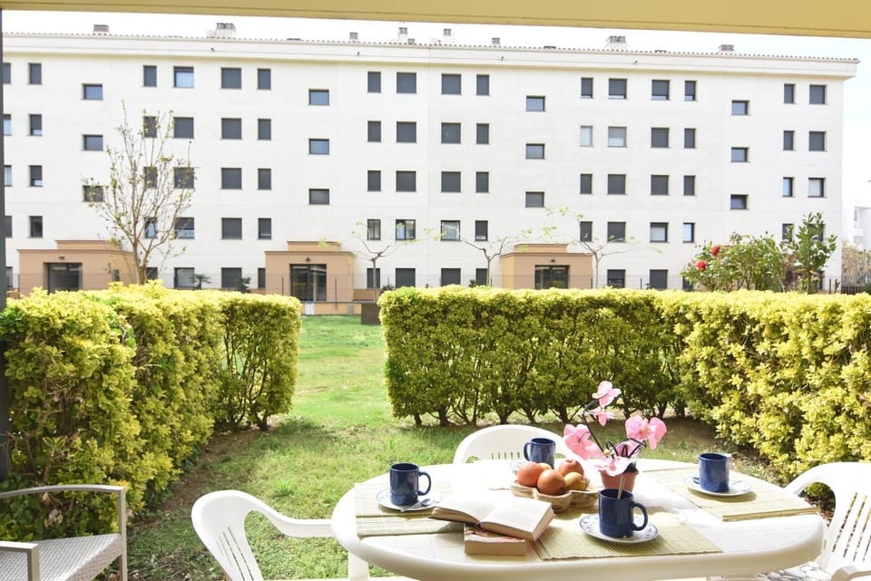Property building, Patio, Garden, View (from property/room), Balcony/Terrace, Garden view