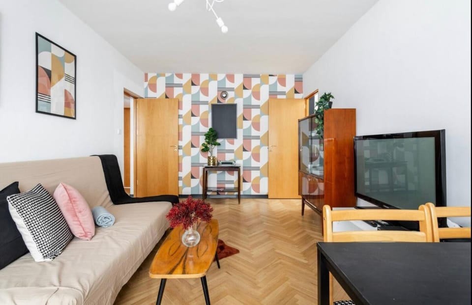 Union Square, 3 sypialnie, centrum, balkon, kawa Apartment in Warsaw