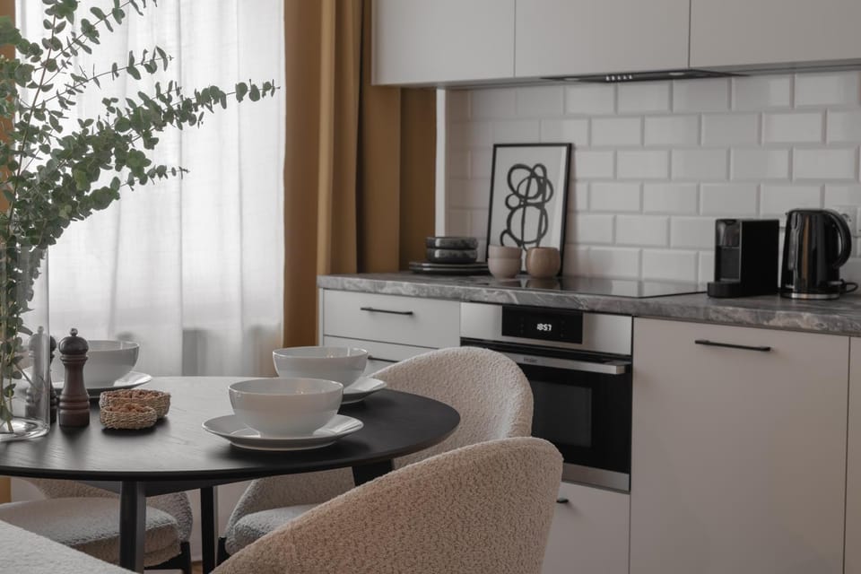 Coffee/tea facilities, Kitchen or kitchenette, Dining area