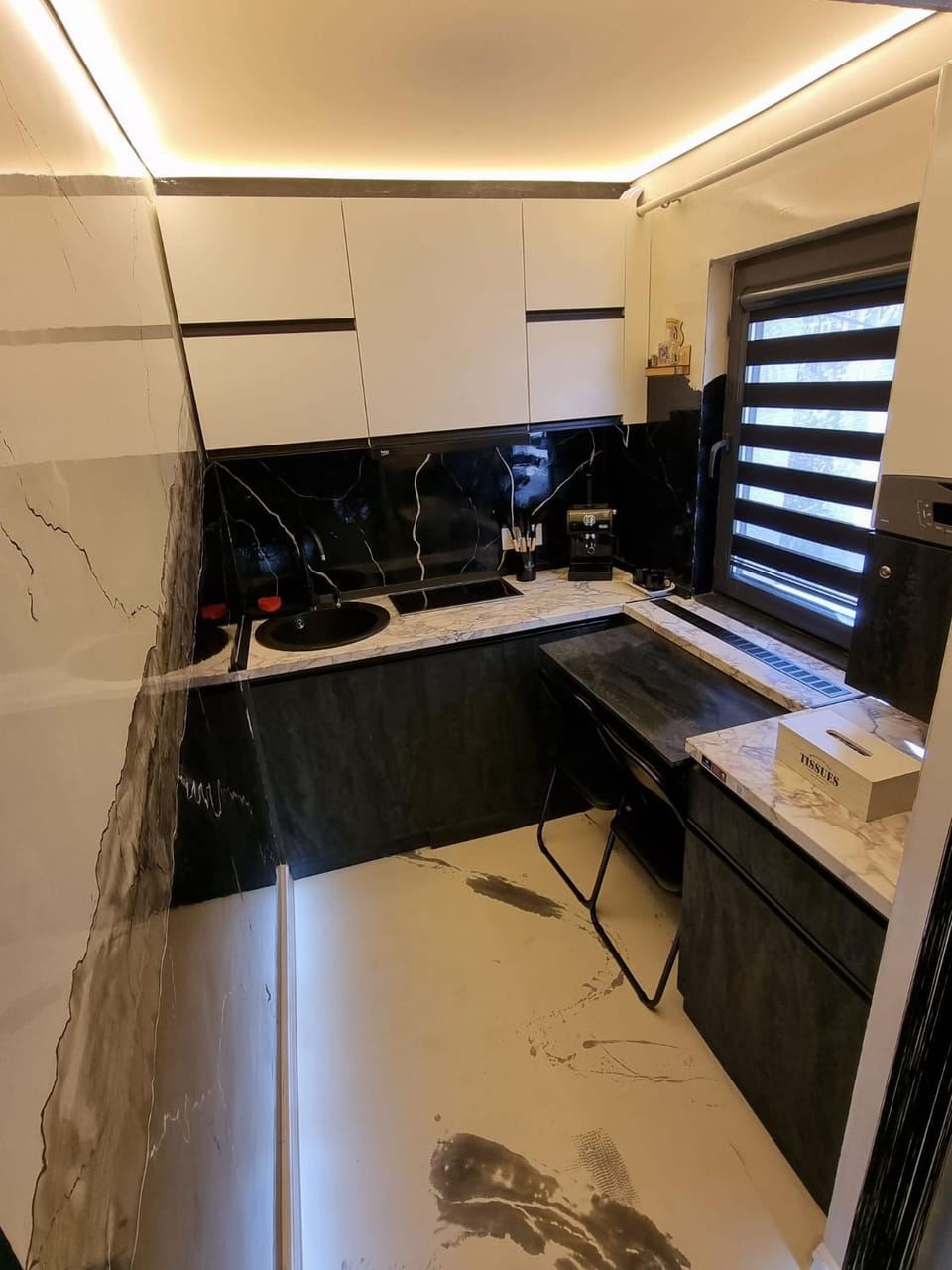 The Marble Room Apartment in Romania