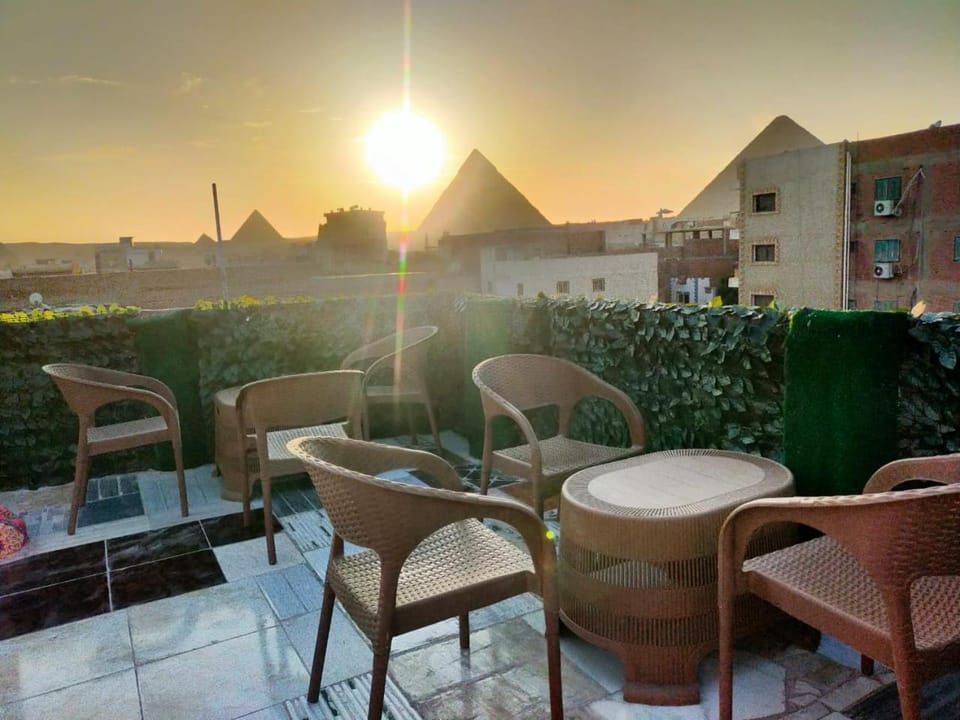 Property building, Balcony/Terrace, Sunset