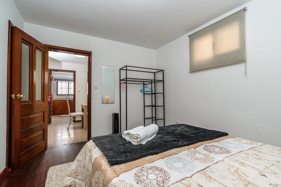 Bed, Photo of the whole room, Bedroom, towels, wardrobe