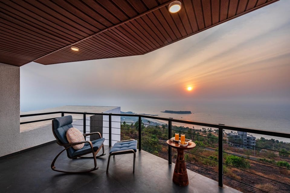 Balcony/Terrace, Sea view, Sunset