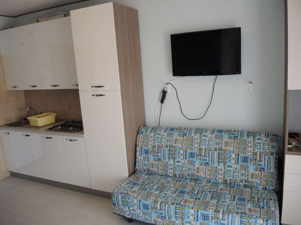 Living room, kitchen
