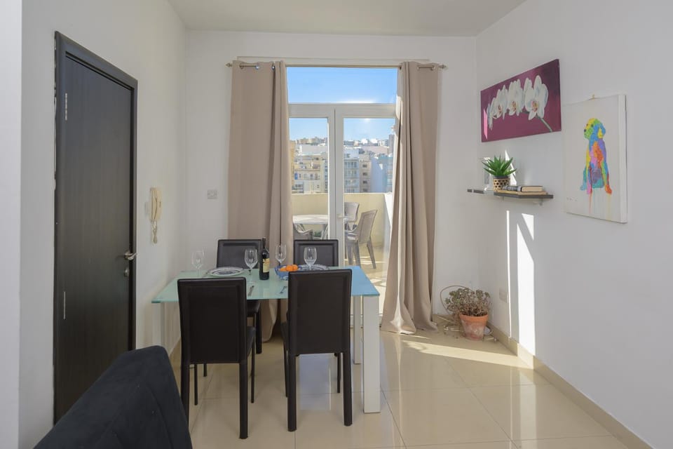 Stylish Saint Julians 1 bedroom Penthouse with Terrace in the city centre with Seaview Apartment in Saint Julians