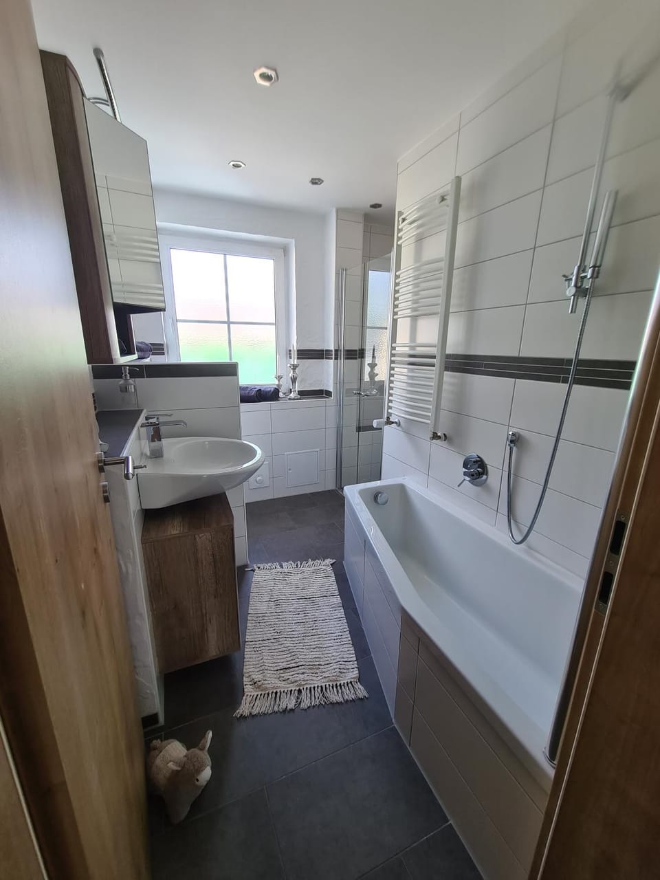 Bathroom, Living room