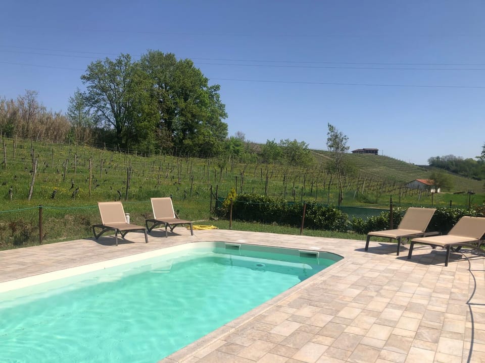 Pool view, Swimming pool, sunbed