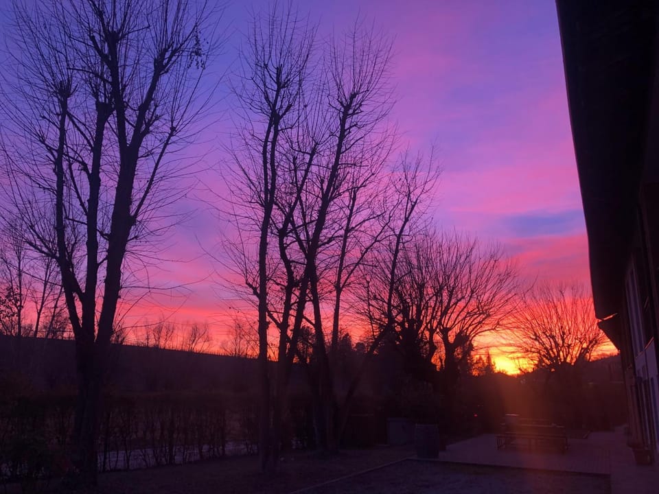 Natural landscape, Sunset