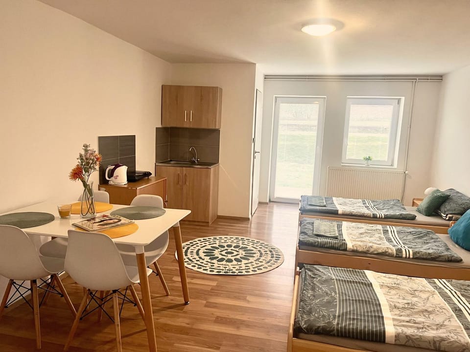 Kitchen or kitchenette, Living room