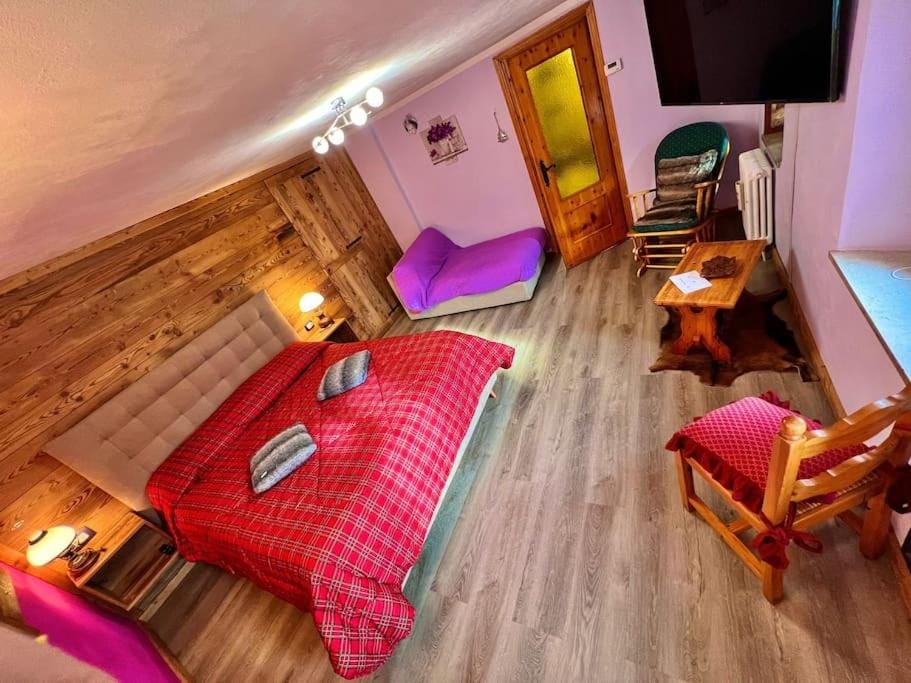 Bed, TV and multimedia, Living room, Photo of the whole room, Bedroom