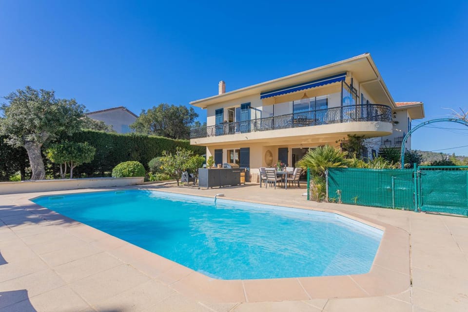 Property building, Living room, Swimming pool