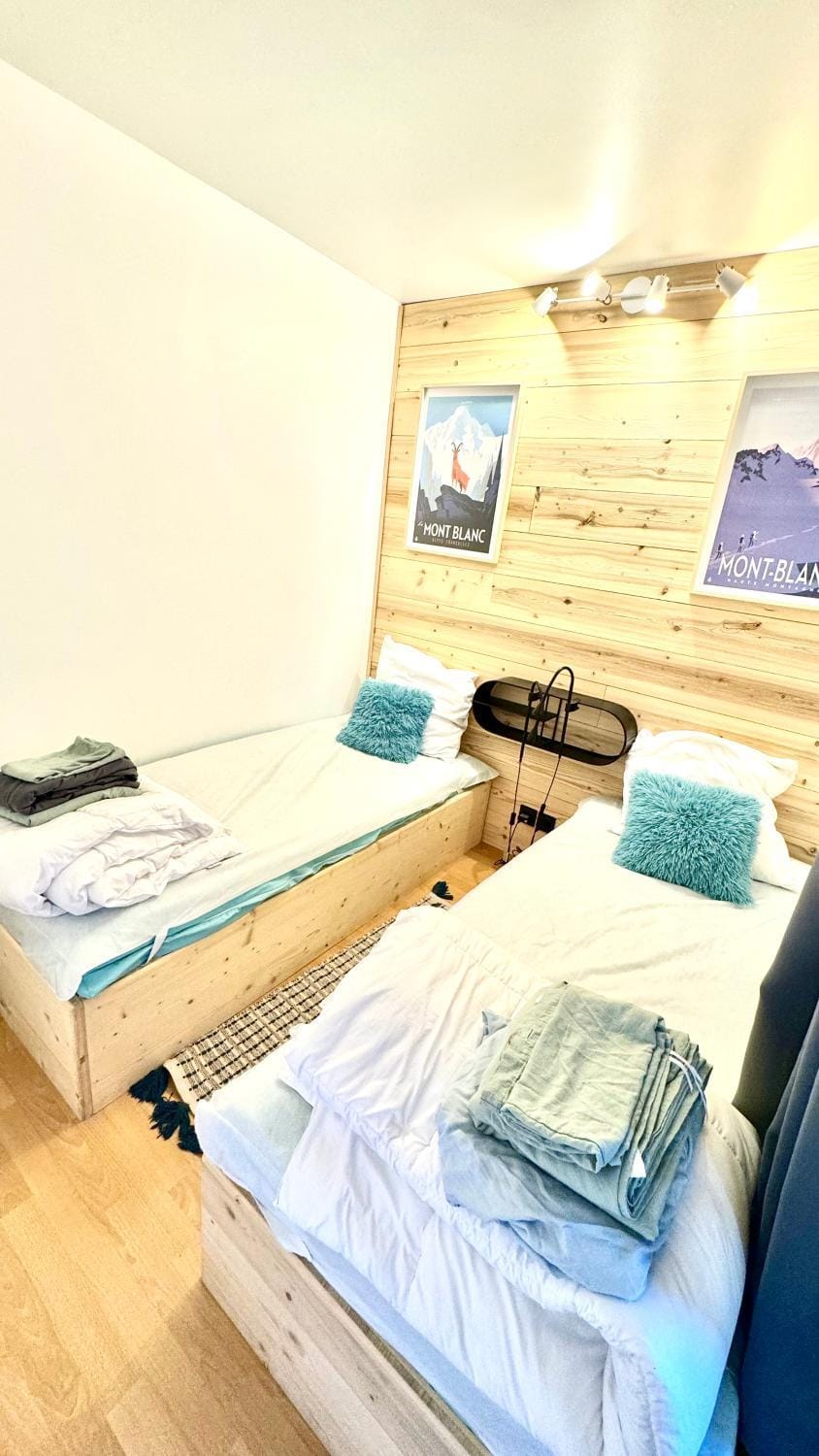 Apartement vue montage magnifique 2ch 5mn piste 3 Apartment in Les Houches