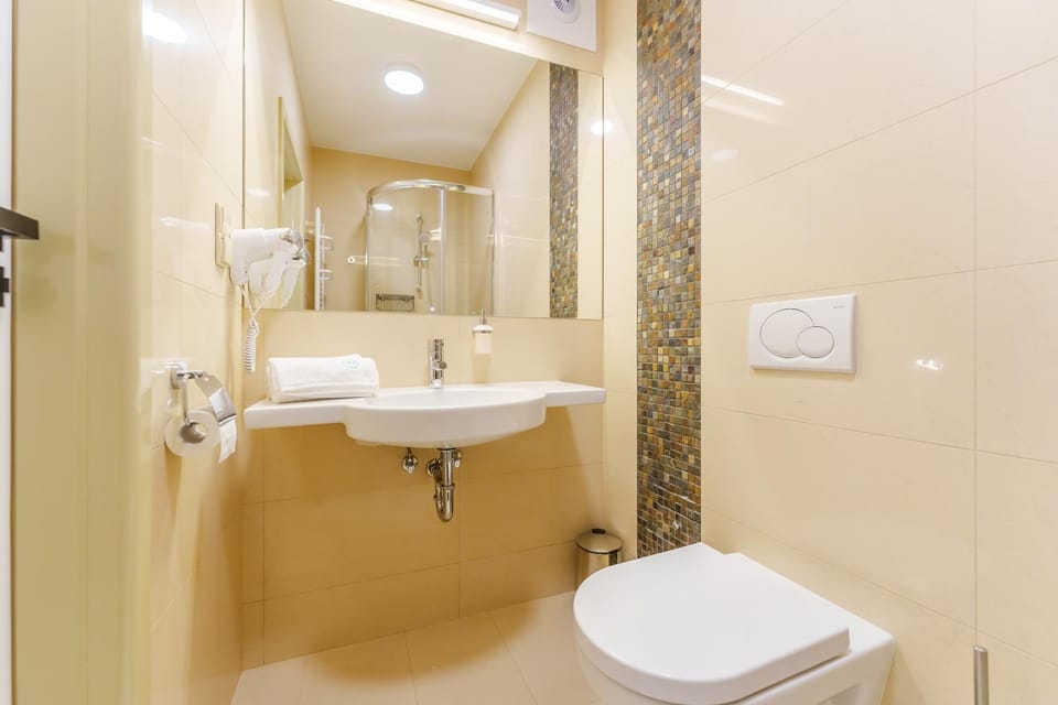 Shower, Toilet, Bathroom, towels