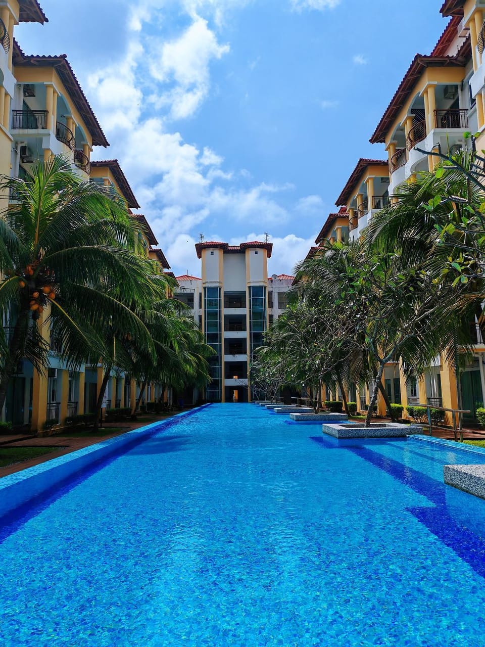 Property building, Pool view, Swimming pool