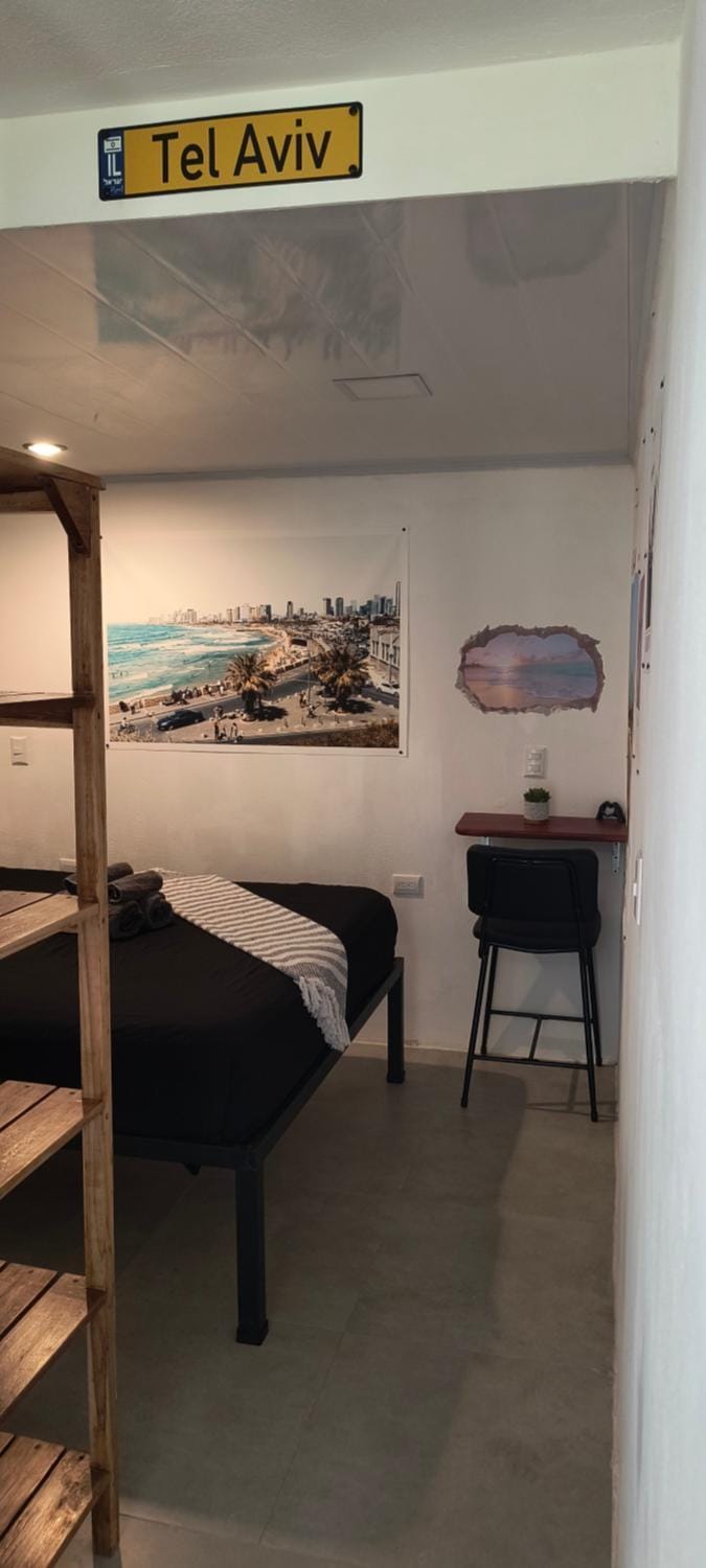 Facade/entrance, Bed, Bedroom