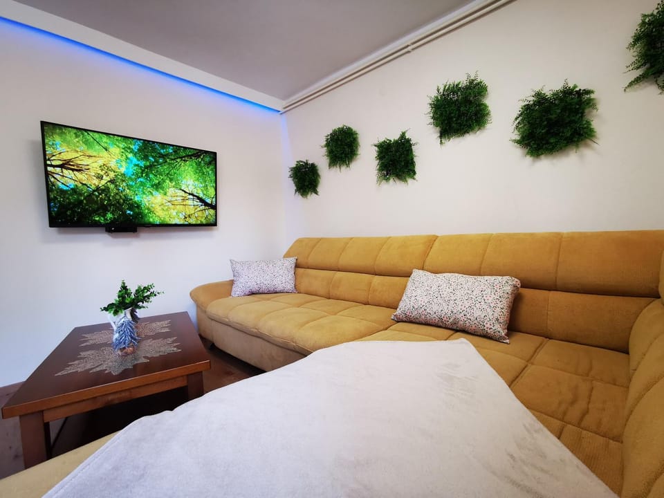 Bed, TV and multimedia, Living room, Photo of the whole room, Seating area