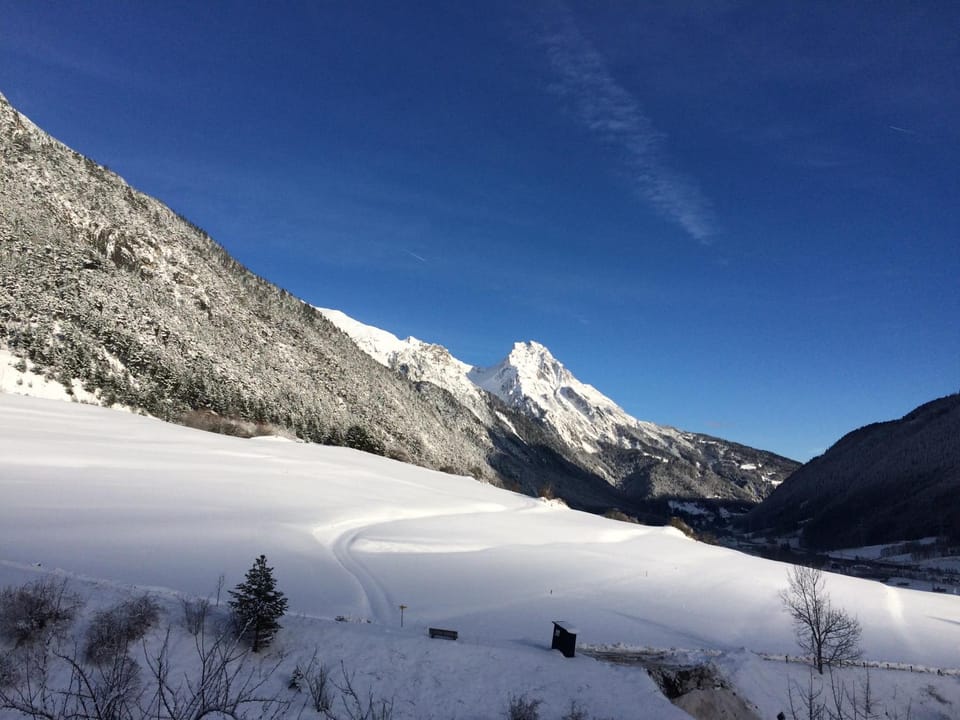 Natural landscape, Winter, View (from property/room), Mountain view