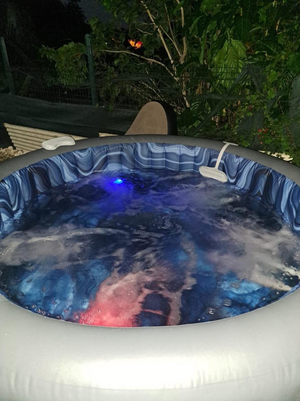 Night, Hot Tub
