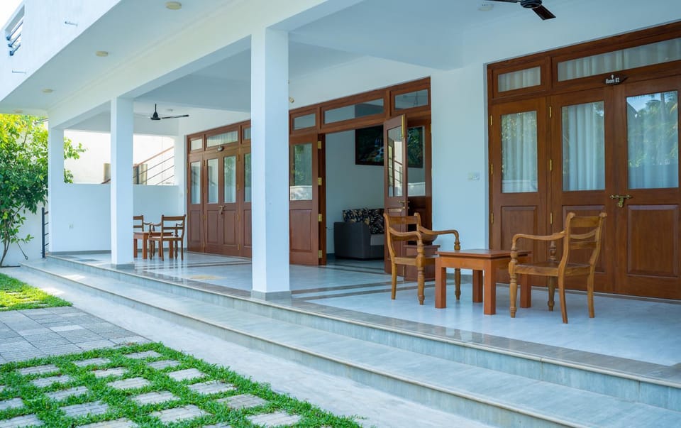Property building, Garden view