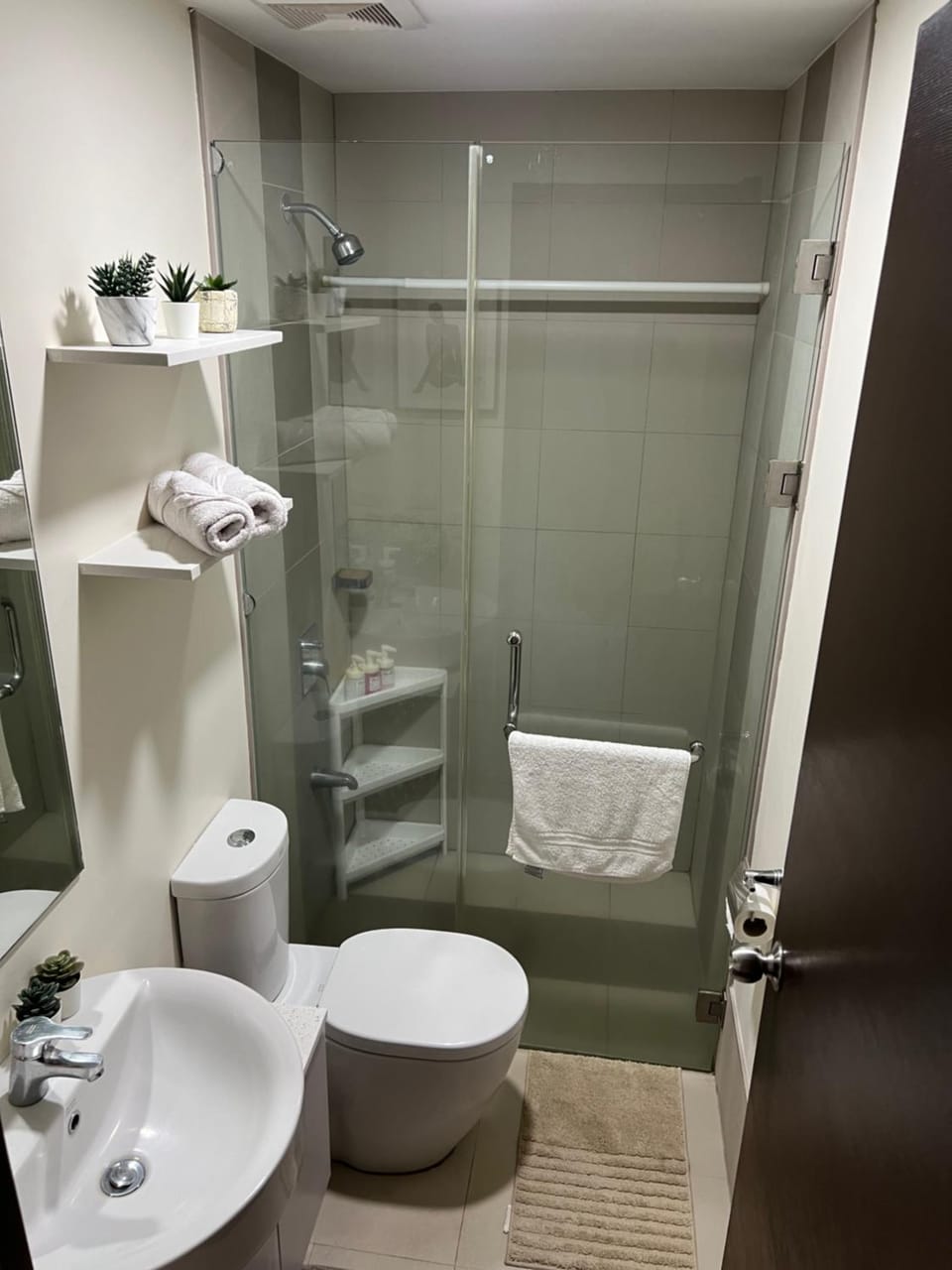 Shower, Toilet, Bathroom, bidet, towels