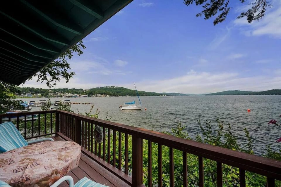 Winnipesaukee Lakefront w/ Dock House in Laconia