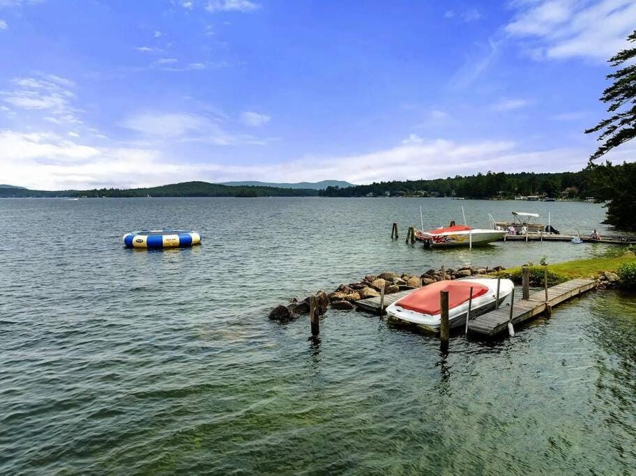 Winnipesaukee Lakefront w/ Dock House in Laconia