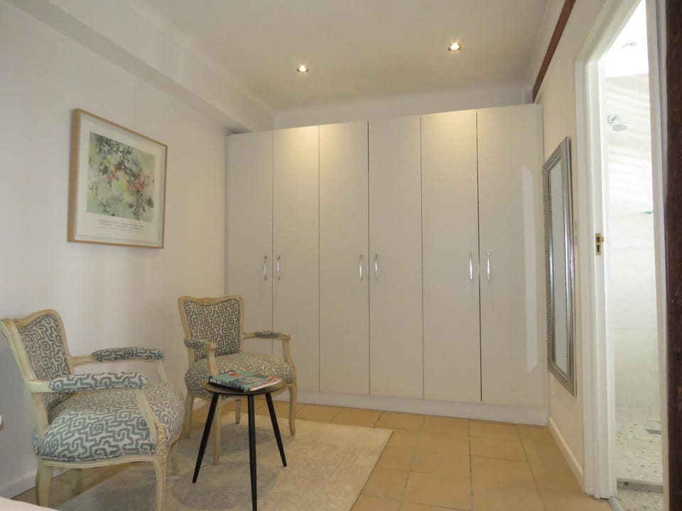 Seating area, wardrobe