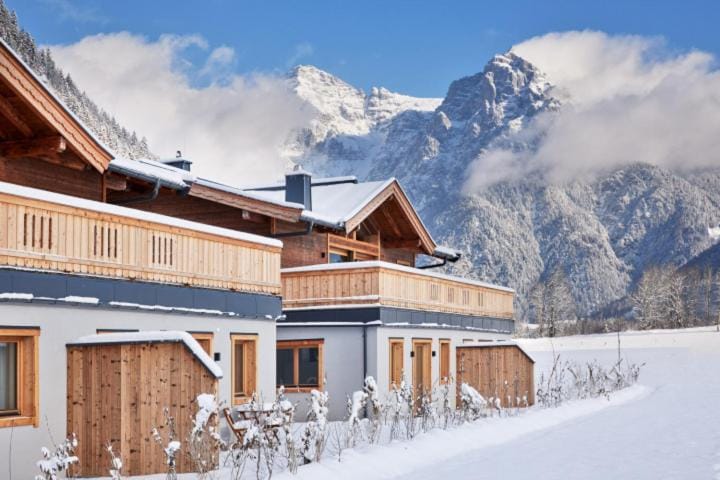 Property building, Natural landscape, Winter, Mountain view