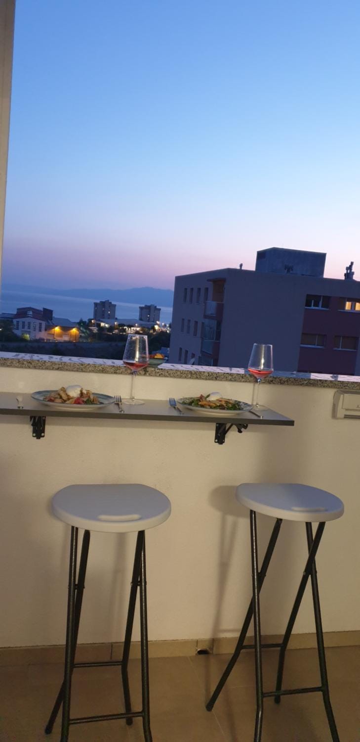 View (from property/room), Balcony/Terrace, Sea view