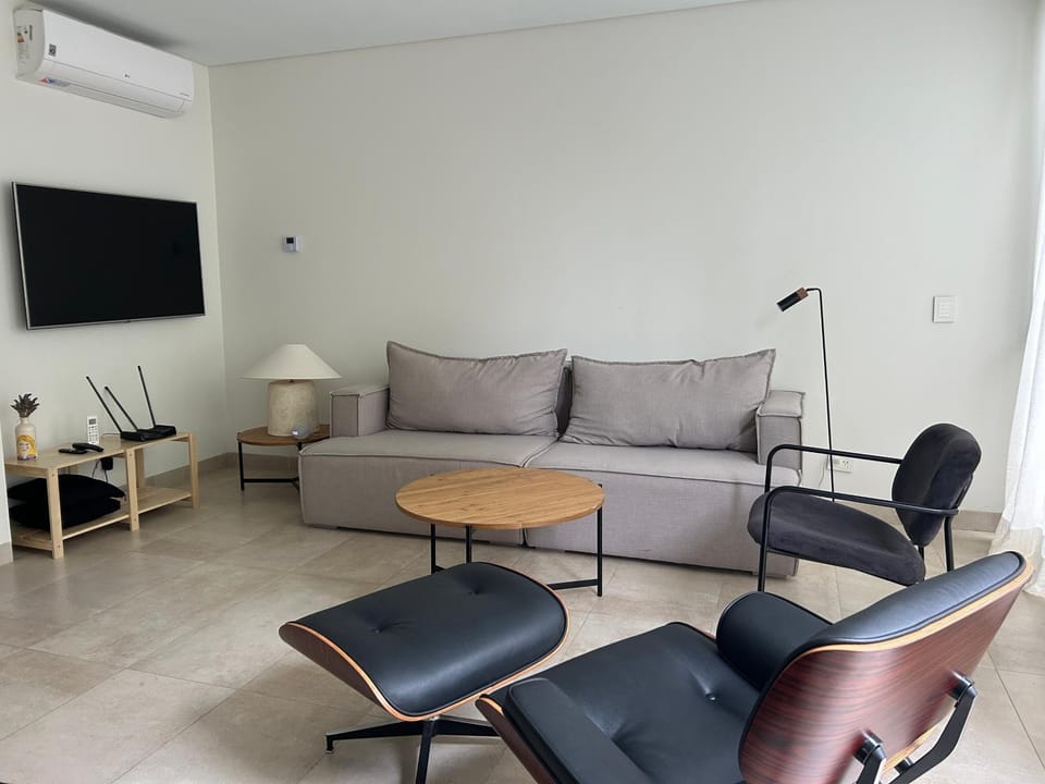 TV and multimedia, Living room, Seating area, air conditioner