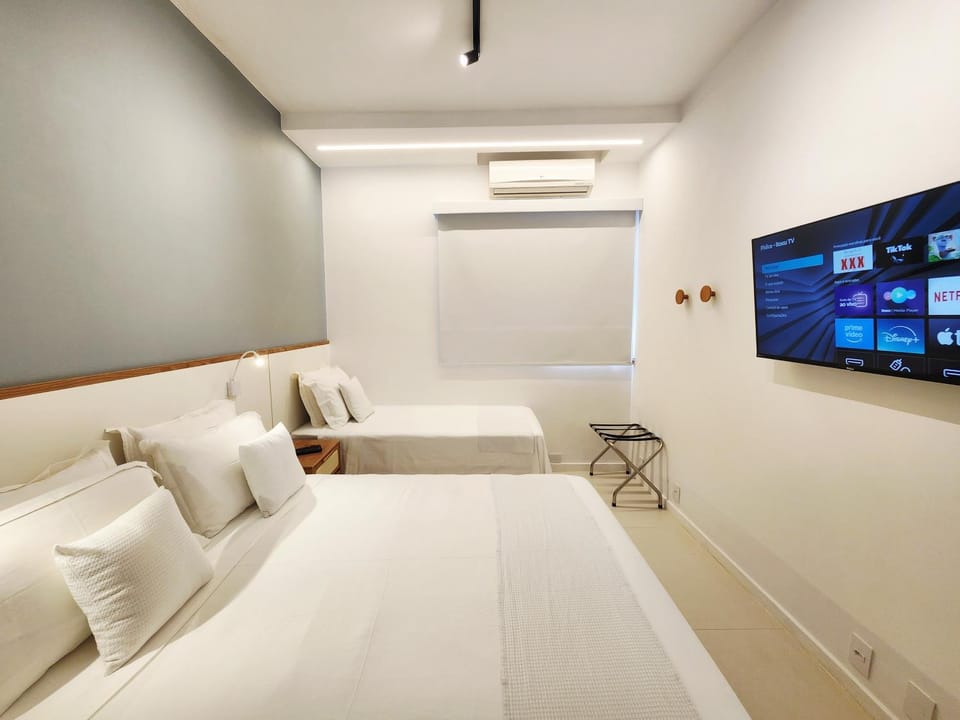 Bed, Bedroom, air conditioner