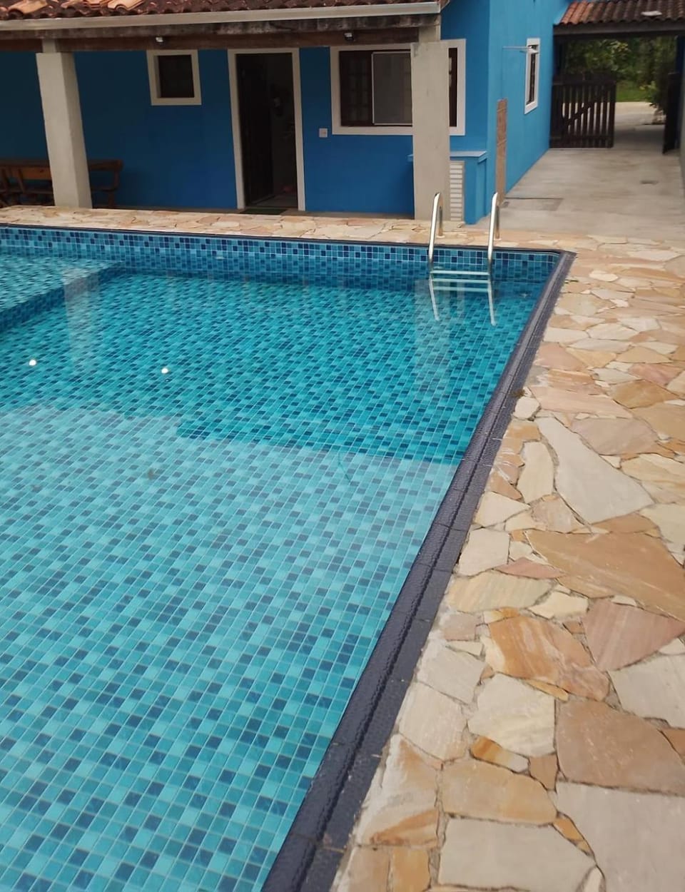 Casa azul da praia House in Caraguatatuba