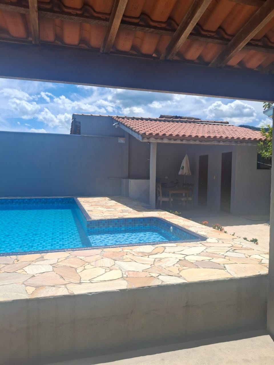 Casa azul da praia House in Caraguatatuba
