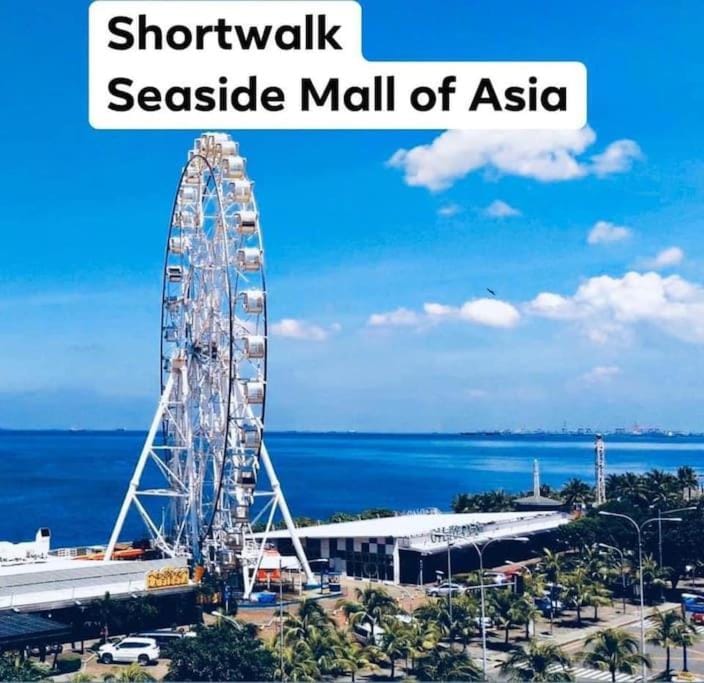 Shore Residence D22 shortwalk MOA Balconypoolview Apartment in Pasay