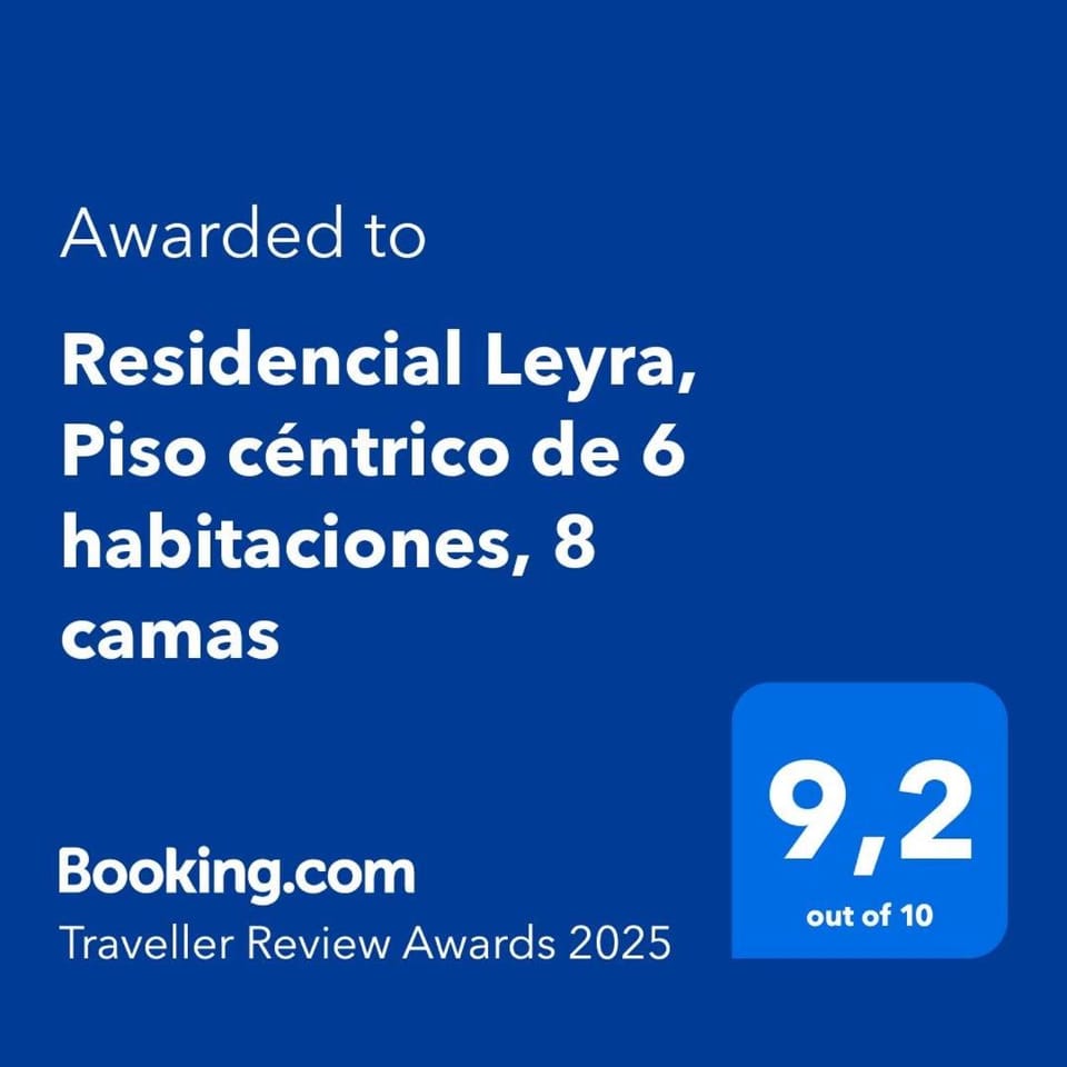 Residencial Leyra, Piso céntrico de 6 habitaciones, 8 camas Apartment in Salamanca