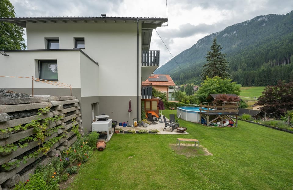 Property building, Garden view