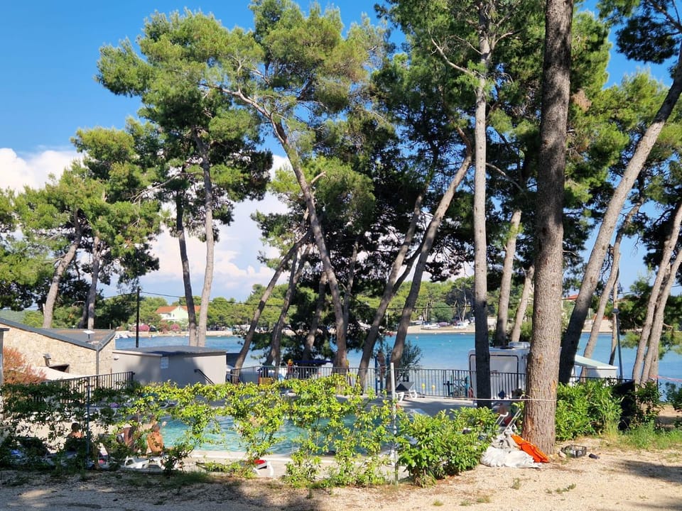Property building, Natural landscape, Sea view, Swimming pool