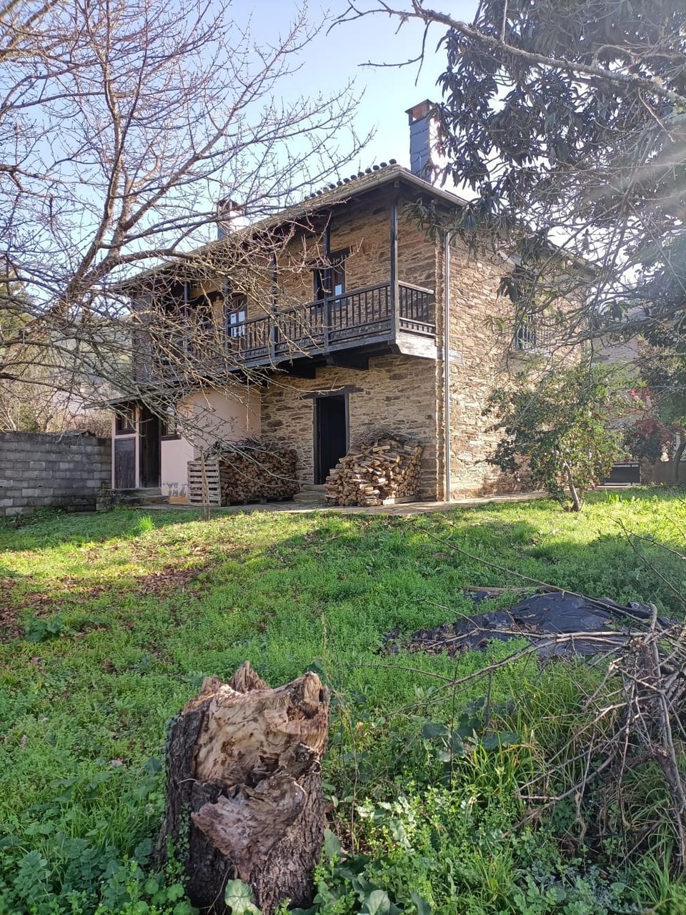 Property building, Garden view