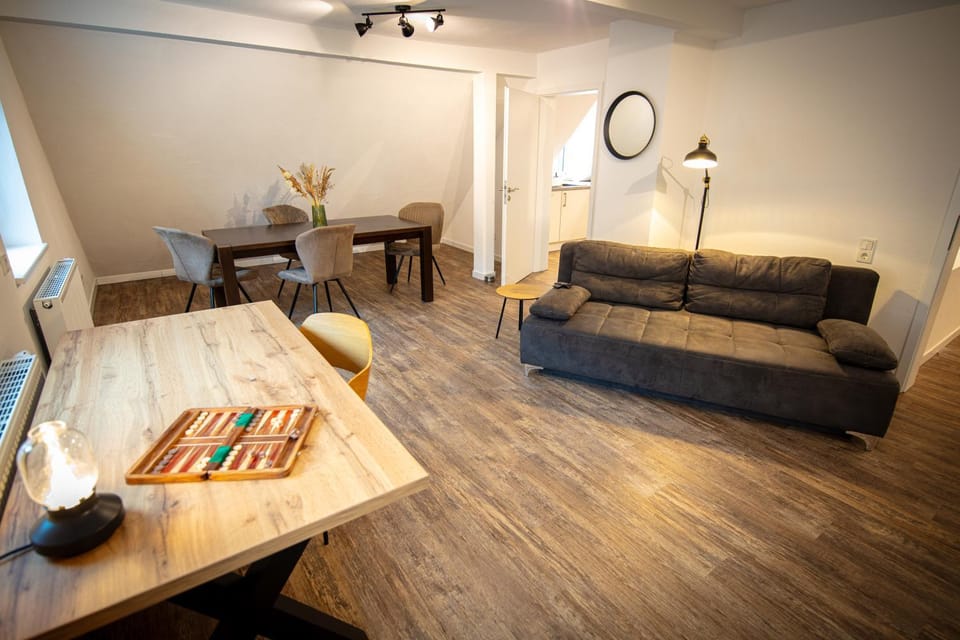 Living room, Seating area, Dining area