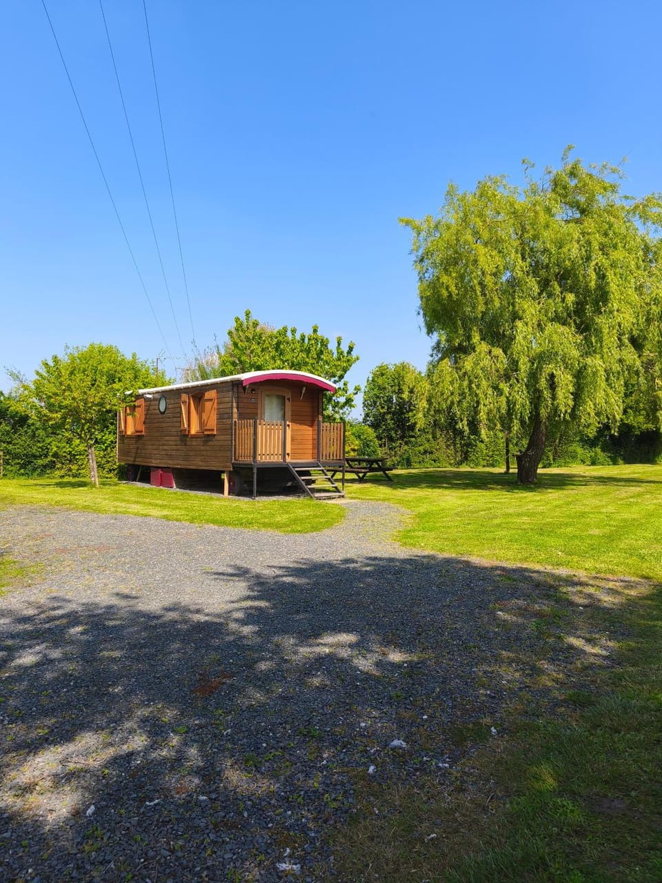 Gîte La Pâquerie - Roulotte "L'Échappée Bohème" House in Pays de la Loire
