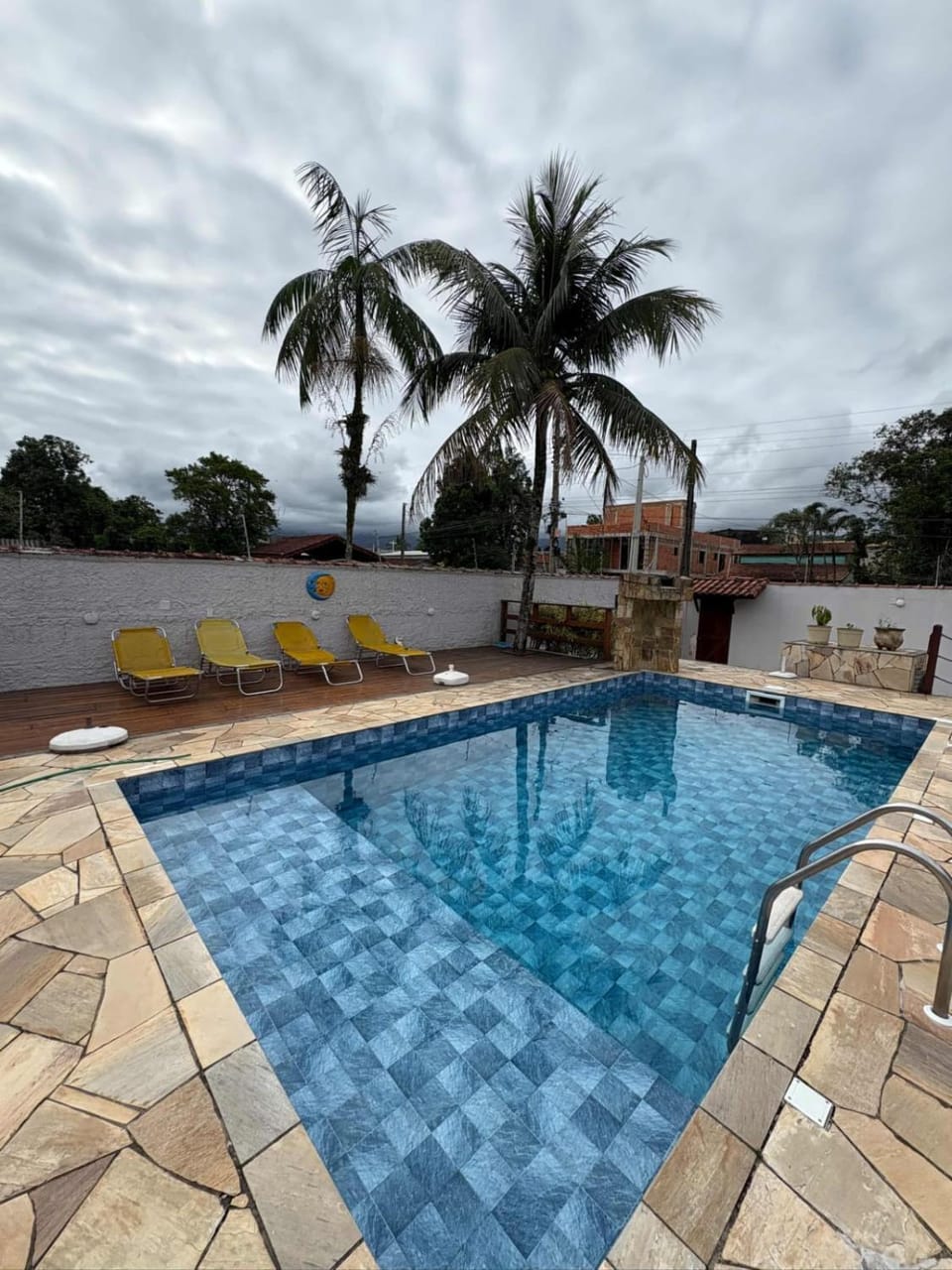 Natural landscape, Swimming pool, sunbed
